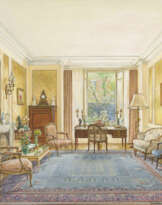 Interior with Blue Carpet