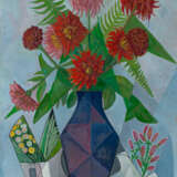 Cubist Still Life with Chrysanthemums - photo 1