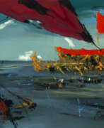 Дмитрий Дмитриевич Бушен. A Sailing Scene from the Venice Laguna Series