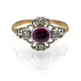 Rubin-Diamant-Ring - photo 1