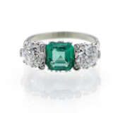 Smaragd-Diamant-Ring - photo 1