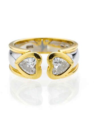 Ring mit Diamantherzen - photo 1