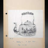 Große Teekanne mit Hausmalerei - фото 5