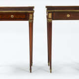 Paar feine Louis-XVI-Stil Beistell-Tischchen - photo 2