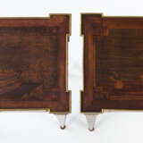 Paar feine Louis-XVI-Stil Beistell-Tischchen - photo 4