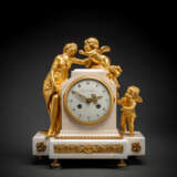 Feine Louis-XVI-Pendule mit Amor und Psyche - photo 1