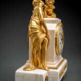 Feine Louis-XVI-Pendule mit Amor und Psyche - photo 3