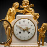 Feine Louis-XVI-Pendule mit Amor und Psyche - photo 4