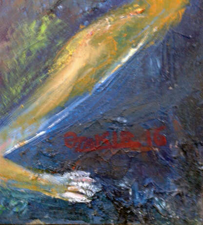 „Jugend 2013year 50x70 cm Original-Gemälde Öl auf Leinwand“ Surrealismus Alltagsleben 2013 - Foto 2