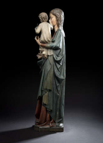 Bedeutende frühgotische Madonna mit Kind - photo 4