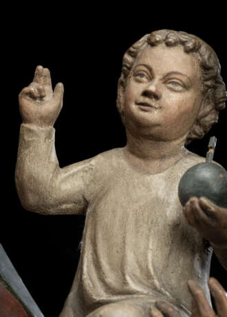 Bedeutende frühgotische Madonna mit Kind - Foto 8