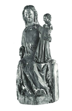 Bedeutende frühgotische Madonna mit Kind - Foto 11
