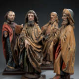 Bedeutende Spätgotische Gruppe von sechs Aposteln und drei weiblichen Heiligen - photo 5