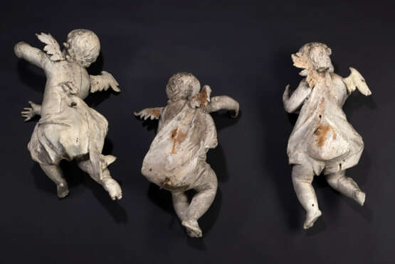 Gruppe von drei barocken Engeln - photo 5