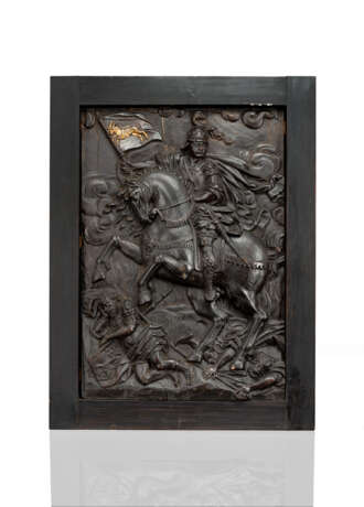 Relieftafel mit Reiterschlacht - photo 1