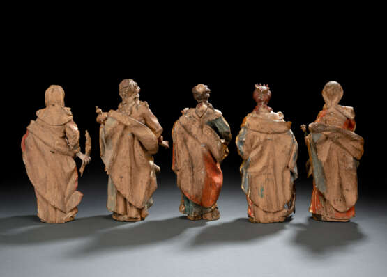 Seltene Gruppe von fünf Heiligen Märtyrerinnen - photo 2