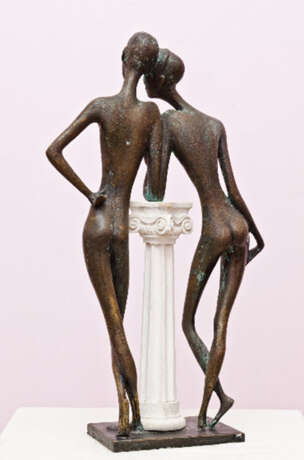 Tenderness 2002 year.bronze 62x35x15cm.12000 $ Импрессионизм 2002 г. - фото 2