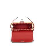 A LIMITED EDITION ROUGE DE COEUR SWIFT LEATHER & OSIER MINI PICNIC KELLY WITH PALLADIUM HARDWARE - photo 5