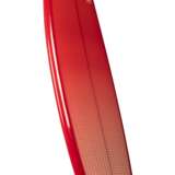 A RED MONOCHROME CARBON FIBER SURF BOARD - photo 2
