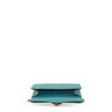 A MATTE BLEU PAON ALLIGATOR MÉDOR CLUTCH WITH PALLADIUM HARDWARE - photo 5