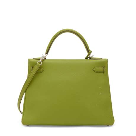 A VERT ANIS TOGO LEATHER RETOURNÉ KELLY 32 WITH PALLADIUM HARDWARE - фото 3