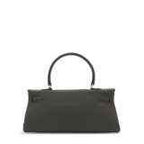 AN ÉTAIN CLÉMENCE LEATHER SHOULDER KELLY 42 WITH PALLADIUM HARDWARE - photo 3