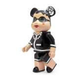 A BLACK, WHITE & BEIGE LUCITE COCO BEARBRICK - photo 2