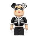 A BLACK, WHITE & BEIGE LUCITE COCO BEARBRICK - фото 4