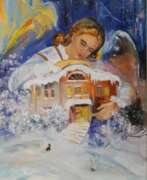 Peinture mythologique. Ангел-хранитель