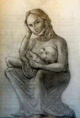 Мадонна Росси с младенцем Володей