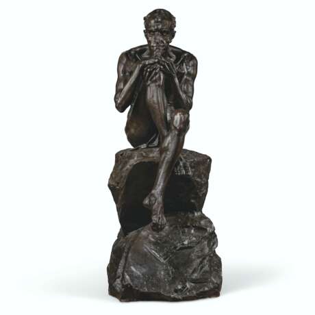 A RARE AND MONUMENTAL BRONZE MODEL OF MEPHISTOPHELES - photo 1