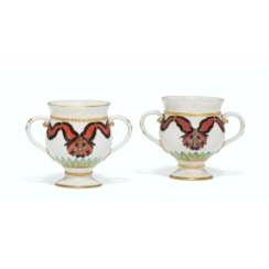 TWO PORCELAIN CUPS FROM THE SERVICE OF THE ORDER OF ST VLADIMIR