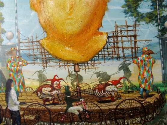 Painting “Amusement park”, Oil on canvas, Symbolism, philosophical, Ukraine, 2021 - photo 9