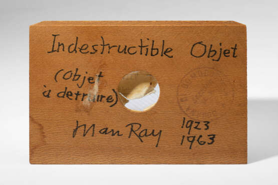 Man Ray "Indestructible Object (Objet à detruire)" 1923- 1963Metronome and photographh cm 23Signed, titl - photo 5