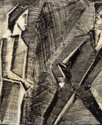 Mischtechnik auf Karton. Tavola originale dell'illustrazione della novella Il sogno" di Rodolfo Gazzaniga pubblicata in: "La Rivista Illustrata del Popolo d'Italia"" 1942