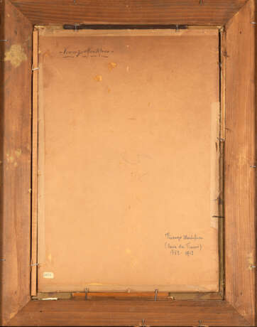 "Il rammendo" 1887 | acquerello su cartoncino (cm 40x27) | Firmato in basso a sinistra, datato in basso a destra | Al retro: firmato | In cornice - photo 5