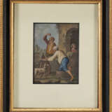 "Maccaronaro" 1799 | tempera su cartone (cm 19,5x14,5) | Firmato e datato in basso a destra | In cornice | | Provenienza | Christie's Roma, giugno 2005 - Foto 2
