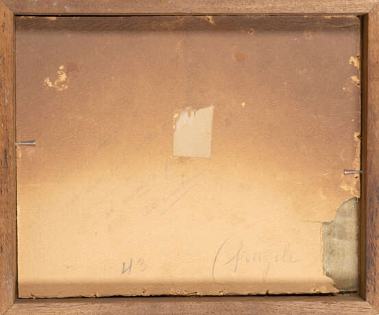 "Vaso di fiori" 1867 | olio su tela (cm 17x21) | Firmato e datato in basso a sinistra | In cornice | (difetti) | | Provenienza | Milano, Eredità Bernasconi - фото 3
