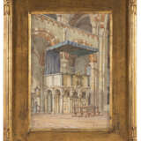 "Pulpito di Sant' Ambrogio a Milano" 14.5.27 | acquerello su carta (cm 37x27) | Firmato in basso a destra | Al retro: titolato e datato | In cornice - фото 2