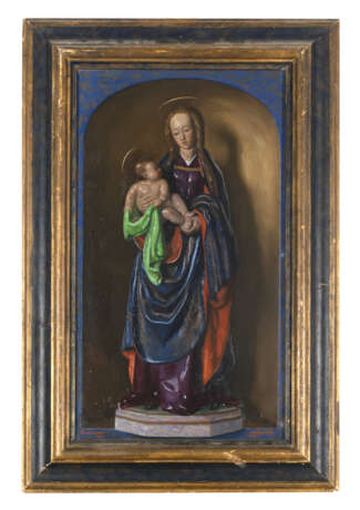 "La statua votiva" 1928 | olio su compensato (cm 59x33) | Firmato e datato in basso | In cornice - Foto 2