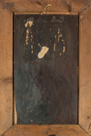 "La statua votiva" 1928 | olio su compensato (cm 59x33) | Firmato e datato in basso | In cornice - Foto 3