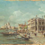 "Bacino di San Marco" | olio su tela applicata a compensato (cm 27x32) | Firmato in basso a destra | In cornice - photo 1