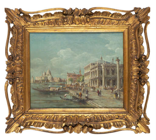 "Bacino di San Marco" | olio su tela applicata a compensato (cm 27x32) | Firmato in basso a destra | In cornice - photo 2