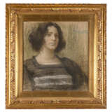 "La veneziana"  | pastelli colorati su carta applicata a cartone (cm 56x52,5) | Firmato in alto a destra | In cornice - Foto 2