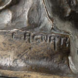 "L'amico fedele" | scultura in bronzo (h cm 15) poggiante su base in marmo | Firmata alla base | | Provenienza | Milano, Eredità Bernasconi - photo 2