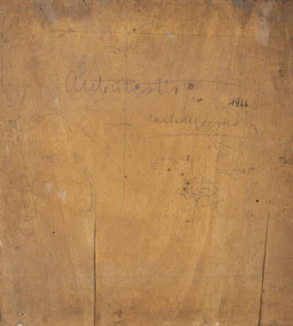 "Autoritratto" 1946 | olio su compensato (cm 38x34) | Firmato in basso a sinistra | Al retro: titolato, firmato e datato | In cornice | (difetti) - photo 3