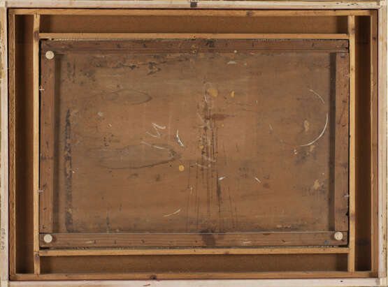 "Le pesche" 1946 | olio su compensato (cm 40x60) | Firmato e datato in basso a destra | Al retro: firmato, titolato e datato | In cornice - photo 3