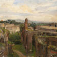 "Scorcio romano" '15 | olio su tela (cm 38x46) | Firmato e datato in basso a destra | In cornice - Auction archive