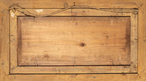 "Marina" 1927 | olio su tela applicato a tavola (cm 24x58) | Firmato e datato in basso a sinistra | In cornice | (difetti) - photo 3