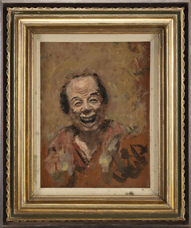 "Scultura cinese" | olio su cartone (cm 34,5x25) | Firmato in basso a sinistra | In cornice | (difetti) | | Bibliografia | M.Lorber "Arturo Rietti" Trieste 2008, pag. 183 - Foto 2